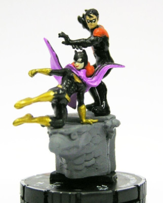 HeroClix Batman - #100 Nightwing and Batgirl - Brick Figure