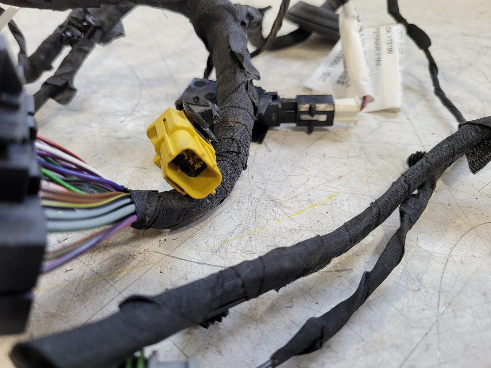 2017-2020 Ferrari Portofino OEM LEFT DRIVER DOOR WIRING HARNESS; PART# 795518
