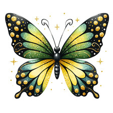 Wall decal sticker butterfly wall sticker 18 x 18 cm large