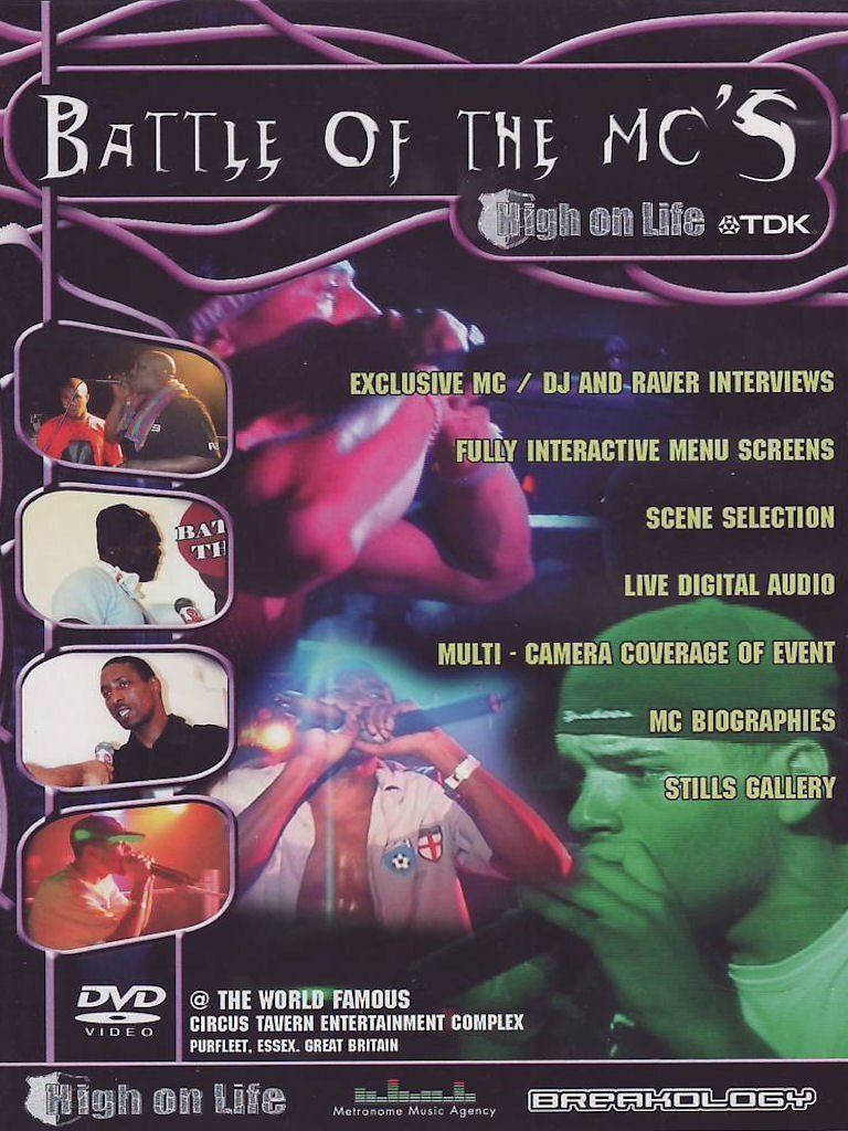 Music Dvd Battle Of The Mc's: High On Life - Fearless, Skibadee, Shabba, Shortst