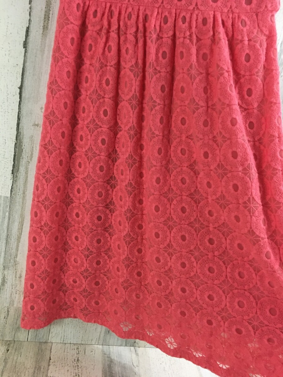Banana Republic Mad Men Collection Pink Lace Dress Sz 2 | eBay
