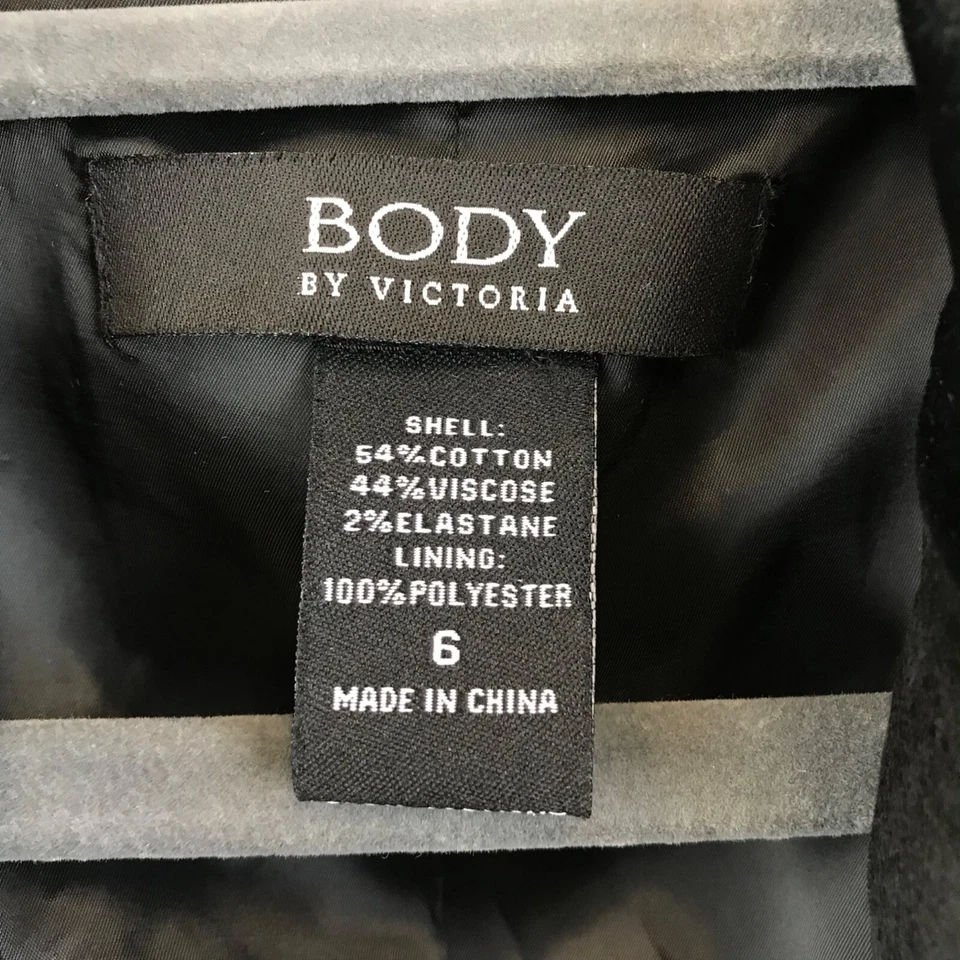 Chaqueta Blazer Victoria’s Secret BODY By Victoria Negra Talla 6 Foto 4 de 4