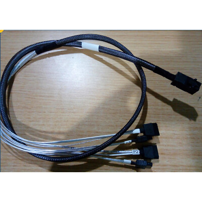 For AMPHENOL MINISAS HD SFF-8643 TO 4 SATA Cable 90cm 12Gb SAS3 Cable