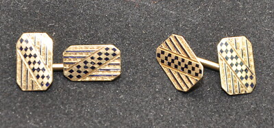 Gemelli uomo polsino camicia in Oro primi del 900 | eBay
