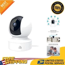 Kasa 2K Pan/Tilt Security Camera with Night Vision - Perfect for Home Monitoring