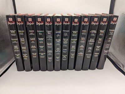 Lot of 12 TIME LIFE BOOK DIGEST Best Sellers Fiction 4 In 1 Volume Hardcovers DJ