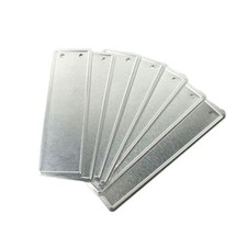 Aluminum Plant Label Tree Tags Metal Wires Double-Sided Write Greenhouse 50PCS