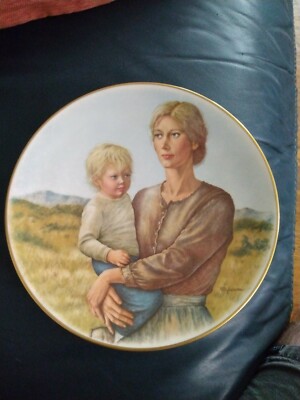 Gorham Fine China 1975 Promises To Keep Irene Spencer Limited Collector's Plate