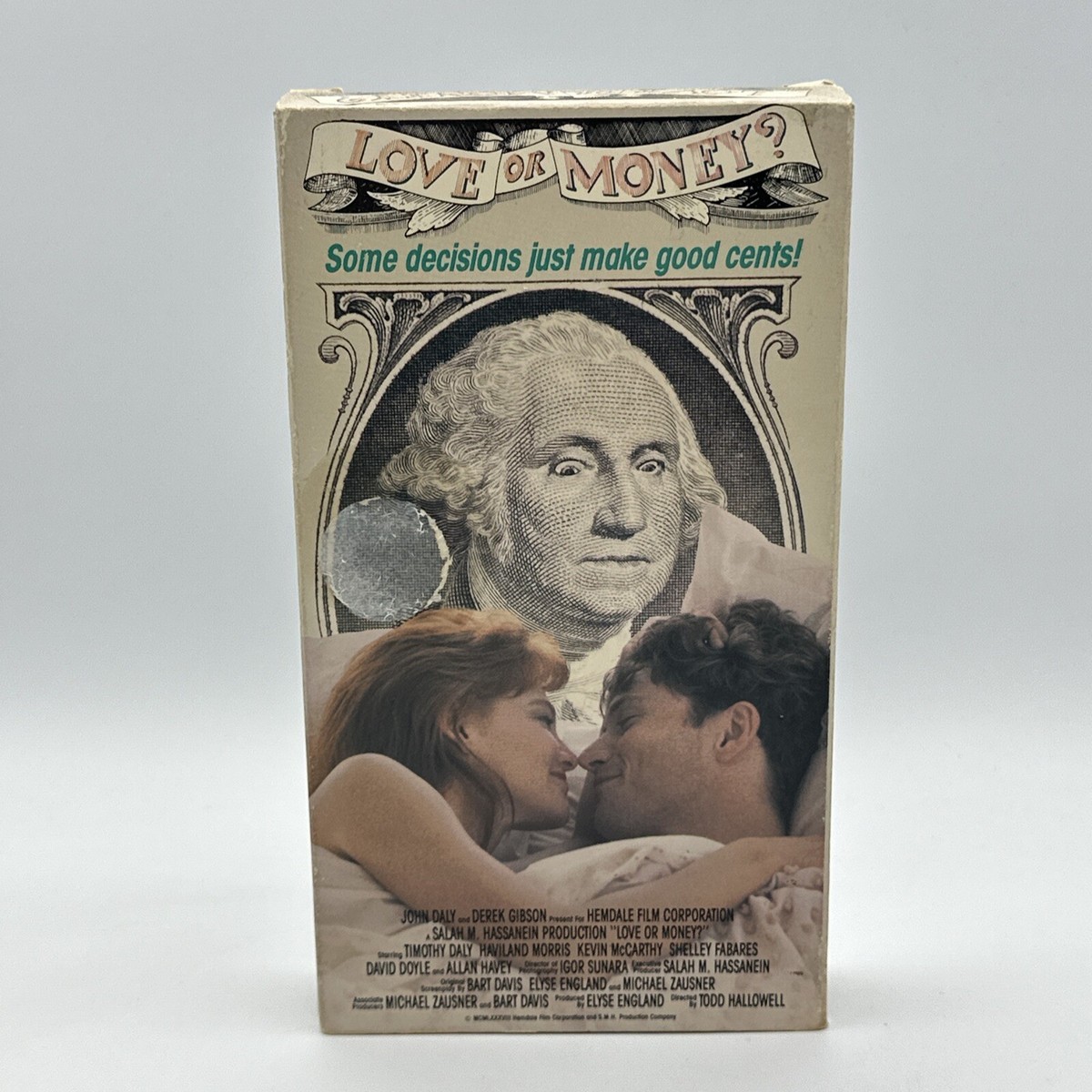 Love or Money 1990 VHS Hemdale Home Video Screener Tim Daly