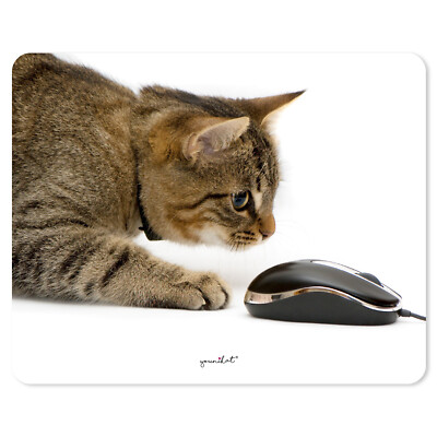Mauspad Katze Maus I 24 x 19 cm I dv_397