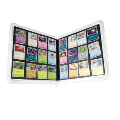 Pro Safe 12-Pocket Zipper PRO-Binder Album White 480 CCG Pokemon