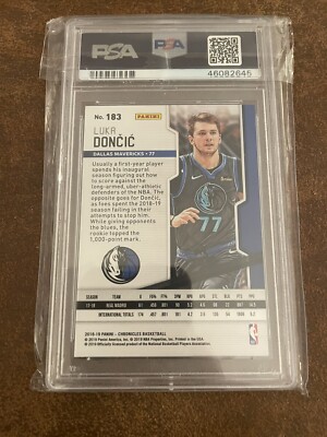 2018 Luka Doncic Panini Chronicles Playoff ROOKIE Rc #183