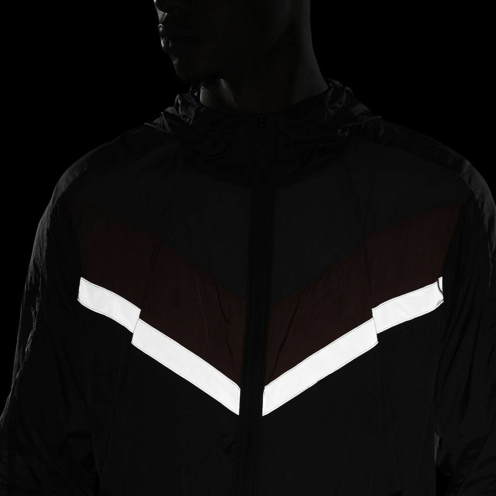Nike Windrunner Wild Run 3M Black Hooded Jacket Sz Small S NEW CU5738 010 RARE image 9