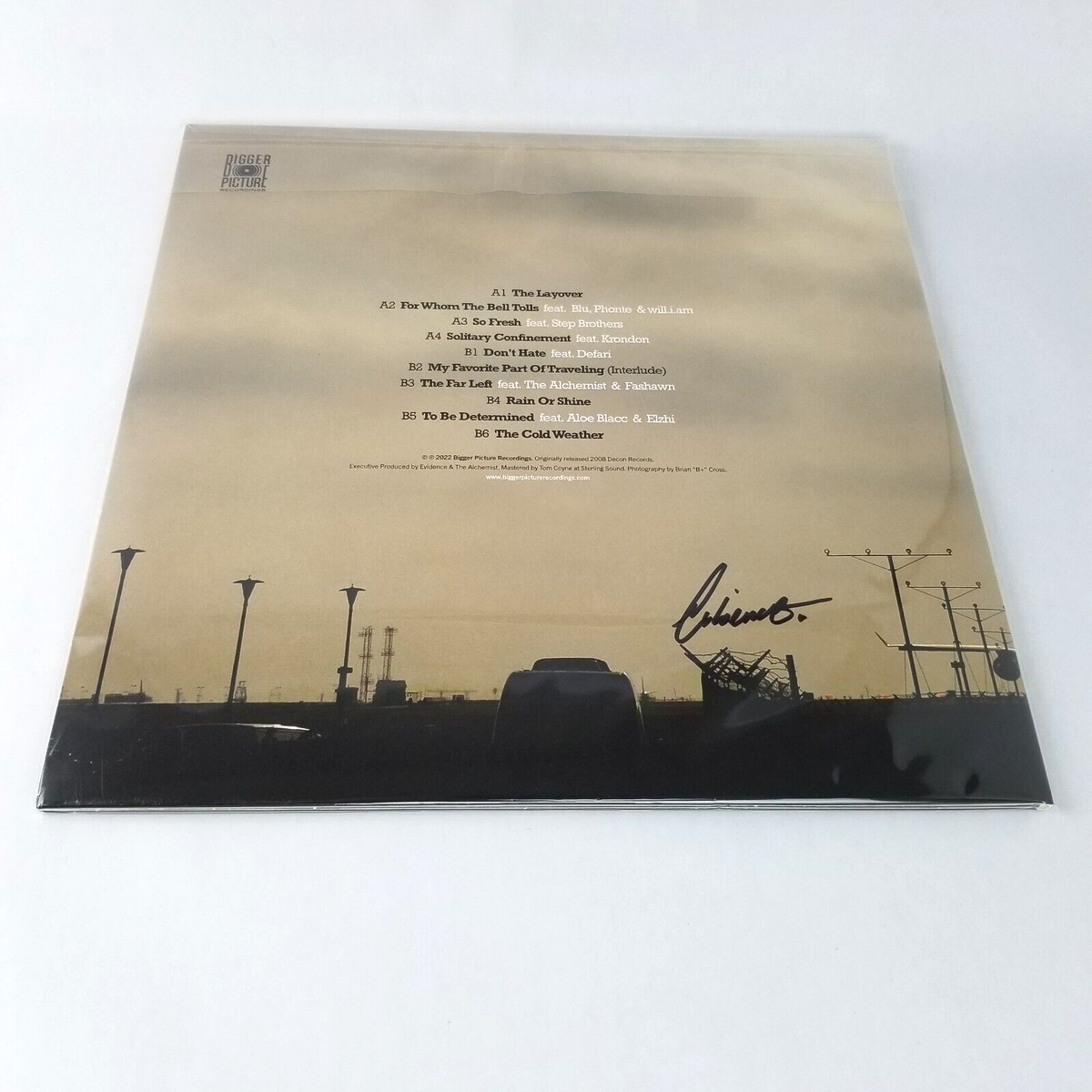 Evidence ‎Vinyl Dilated Peoples ALC The Layover EP Signed Picture