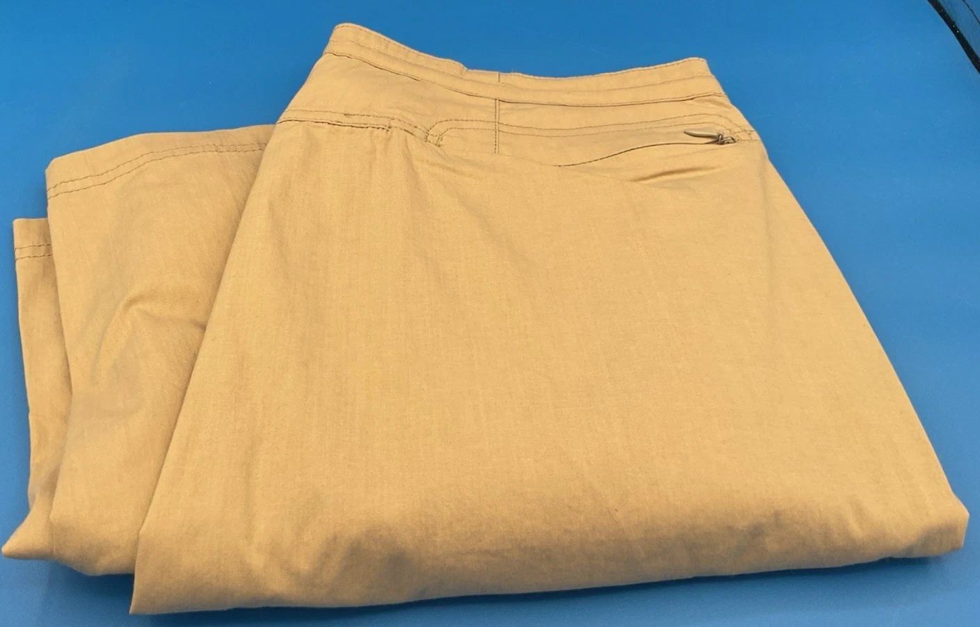 WOOLRICH Kordell Capri Pants Women's Size 6 Khaki 30x24 NEW Fast Free Shipping!
