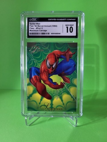 1994 Flair Marvel Annual Maximum Carnage V CGC 10 💎 Spider-man