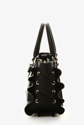 Samantha Vega 2 Way Handbag Shoulder Side lace-up ribbon Flutter