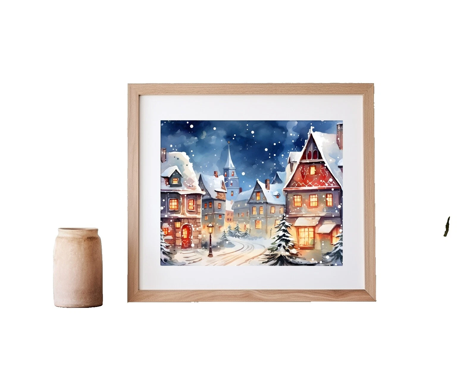 Impresiones artísticas de Navidad de arte contemporáneo