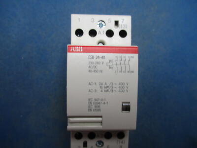 ABB ESB25-04N-01 Leistungsschütz - 4-polig 25A Mit 24V Spule - Für Sicherheitsanwendungen