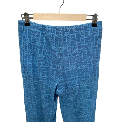 Free People Damen M In The Night Spitzen Schlaghose blau Gummibund Pull On - Bild 6 von 8