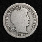 1907-O Silver Barber Dime GOOD FREE SHIPPING
