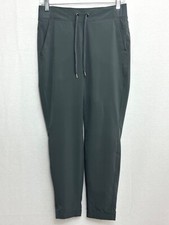 Athleta Jogger Pants Womens 2 Gray Lightweight Pockets Drawstring Elastic Waist