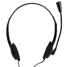 Logilink Cuffia Stereo con Microfono