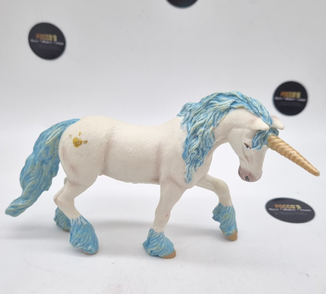 PAPO THE ENCHANTED WORLD MAGIC UNICORN TOY FIGURE 3+ YEARS - WHITE/BLUE (38824)