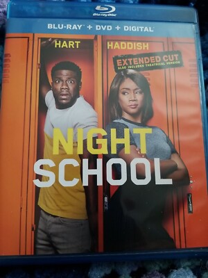 Night School [Blu-ray, DVD] Kevin Hart Tiffany Haddish Extended Cut, no Digital 