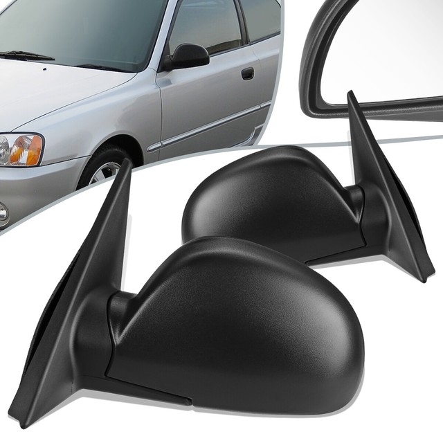 Fit 0205 Hyundai Accent Pair Power+Heated Side Door Mirror HY1320139
