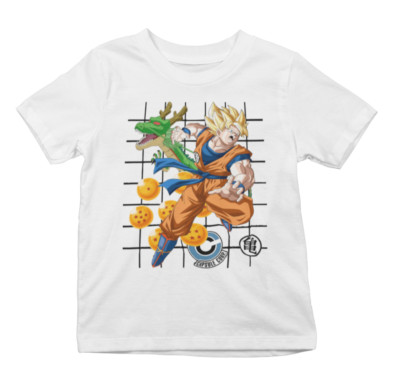 Dragon Ball Dark Son Goku saiyan Vegeta Bio Baumwolle Kinder Shirt 98 -164