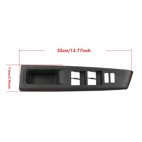 Car Window Switch Control Panel Bezel For Toyota Yaris 2010-2014 Left Black - Picture 14 of 14