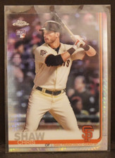 CHRIS SHAW—2019 Topps Chrome Prism Refractor #173—ROOKIE CARD