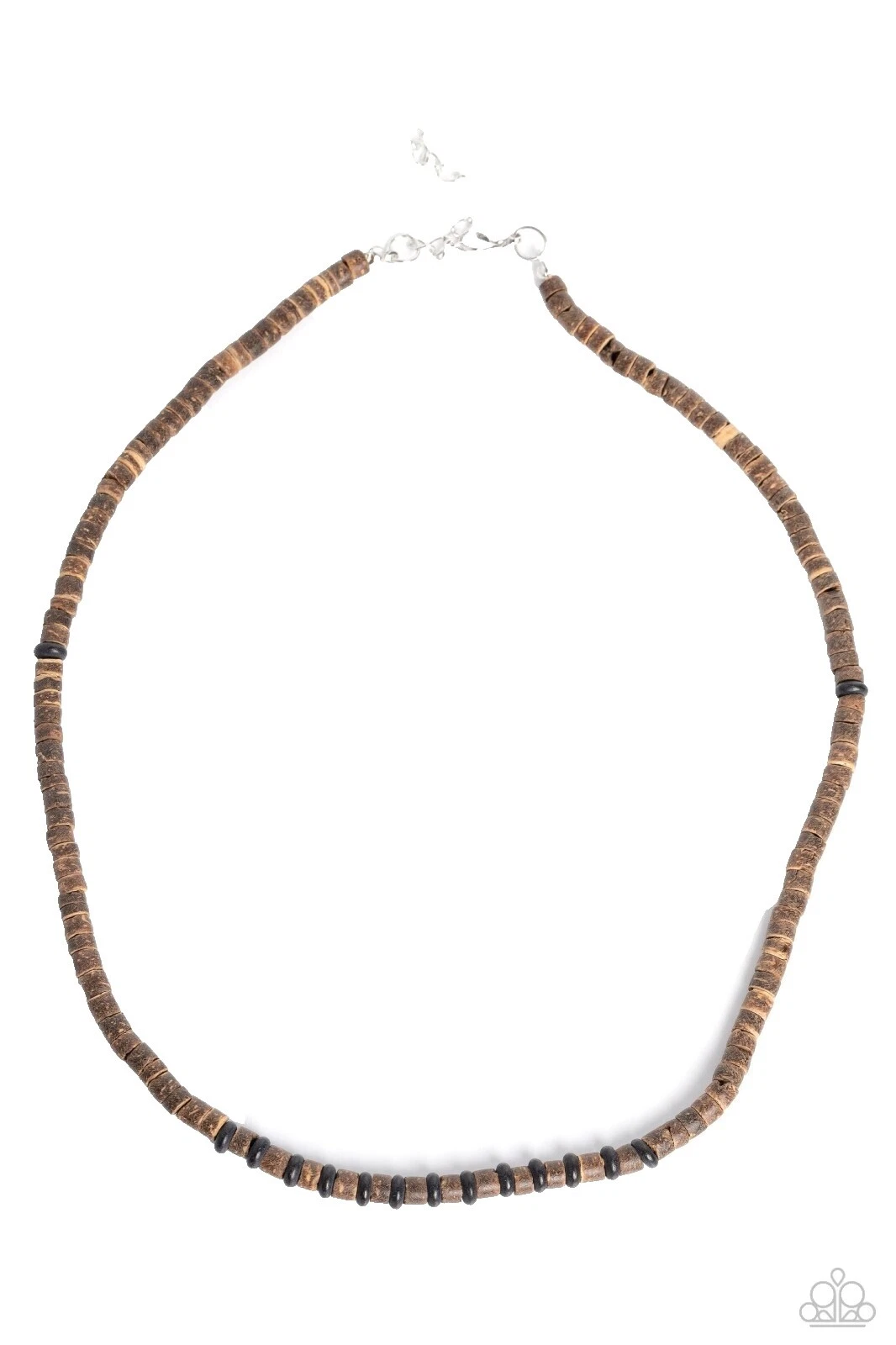 Joyería de Moda Negro Bañado en Plata de madera