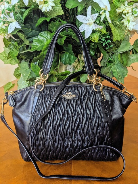 coach large kelsey satchel