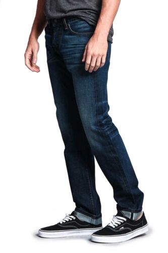 Men's Made in USA Straight Fit Denim Premium Selvedge Jeans Pants -M527SV-B1D7 - Picture 31 of 40