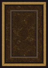 2x4 Milliken Black Animal Print Door Mat Chongwe Onyx - Aprx 2' 8" x 3' 10"