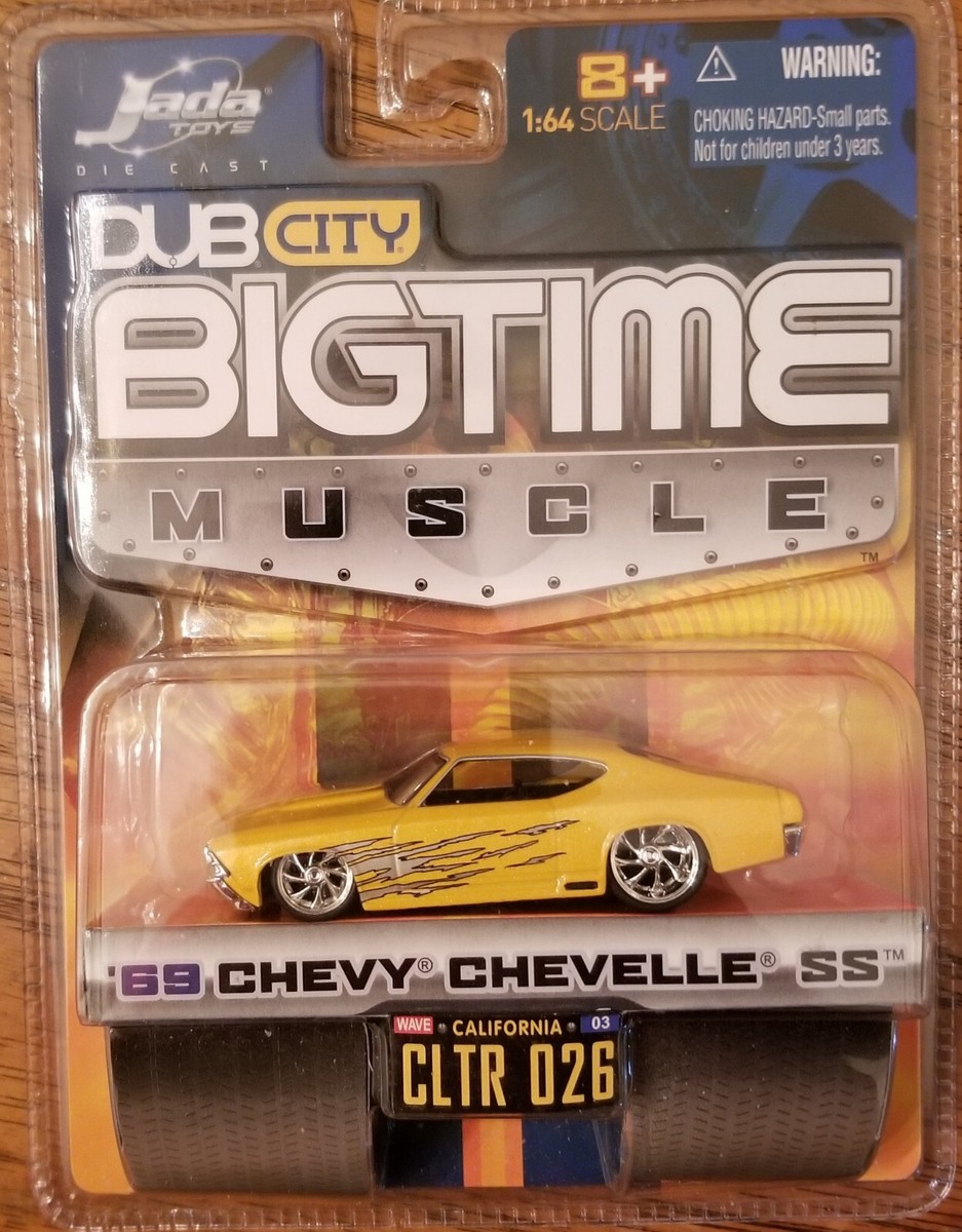 Jada DUB CITY BIGTIME MUSCLE '69 Chevy Chevelle SS Yellow 1:64