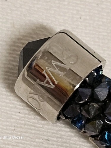Swarovski Crystal Armspanger Sternenstaub Dunkelblau facettiert Bracelet - Bild 11 von 14