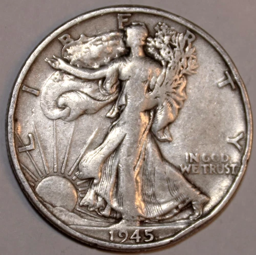 1945-S Walking Liberty Half Dollar - Extra Fine - #0322EC