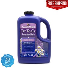 Dr Teal'S Foaming Bath with Pure Epsom Salt, Sleep Blend with Melatonin, Lavende
