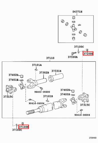 Genuine Toyota LandCruiser 80 79 Series HZJ HDJ FZJ FJ LJ Tailshaft Nut - Picture 5 of 20