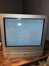 SV2000 20" CRT TV / DVD COMBO WV20D5 Flat Screen Retro Gaming - Tested - Works