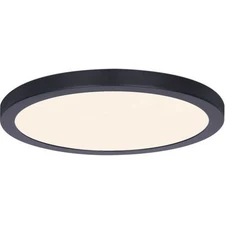 CANARM LIGHTING 15" LOW PROFILE INTEGRATED LED BLACK FLUSH MOUNT 3000K SM15DL-BK