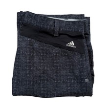 Adidas 365 Men's Golf Shorts Black Gray Athletic Fit Size 36