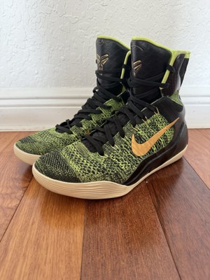 Nike Kobe 9 Elite High Victory Green 2014 630847-077 Men s Size 10.5