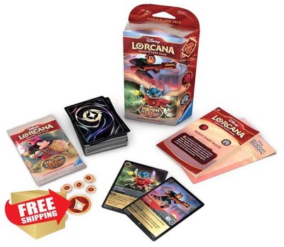 Ravensburger Disney Lorcana TCG Reign of Jafar Ruby Steel Deck