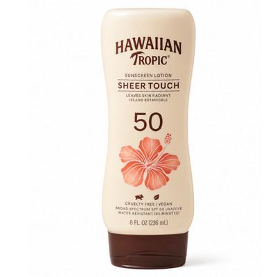Sonnencreme LSF 50 wasserfest UVA/UVB-Schutz Hawaiian Tropic 236 ml Vitamin C/E