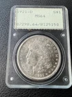 1921-D Morgan Silver Dollar PCGS MS 64
