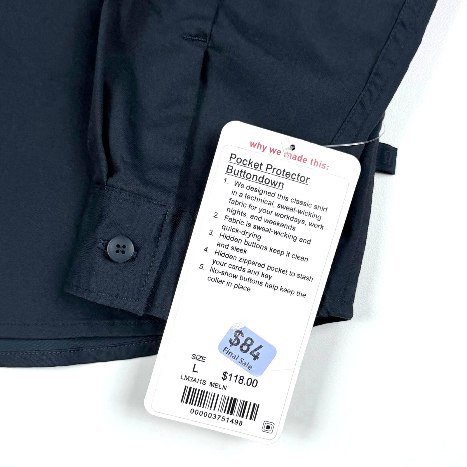Lululemon Pocket Protector Button-down L - image 3